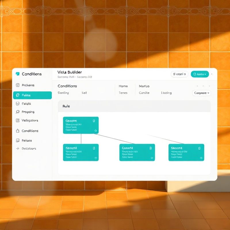 Constructor visual de reglas de estrategia en Nexxlivo